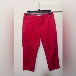 Banana Republic Cherry Red Trousers